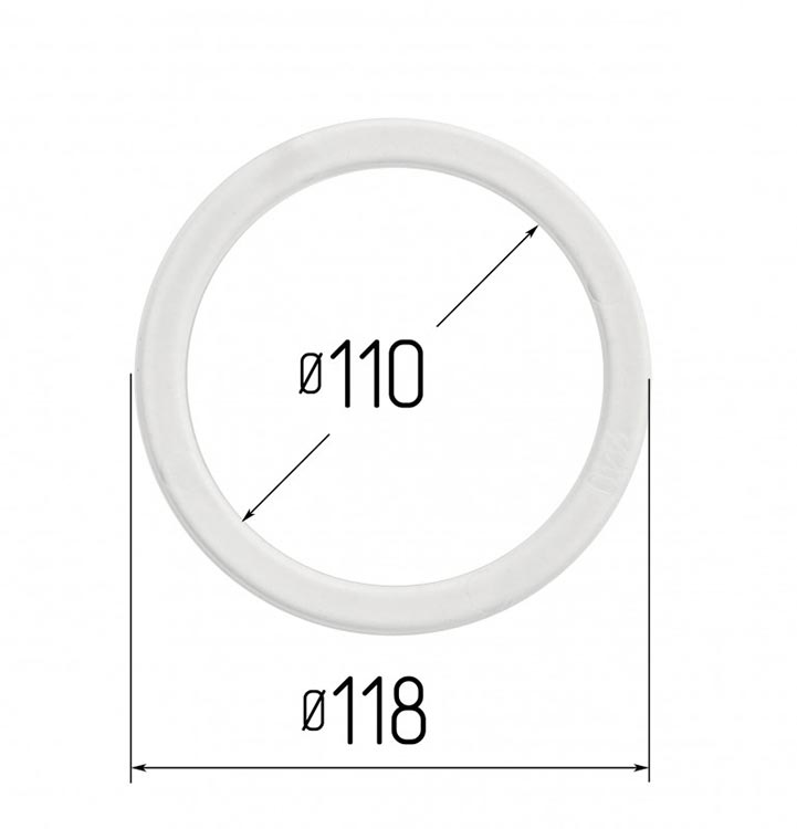 Термокольцо для натяжных потолков Ø110