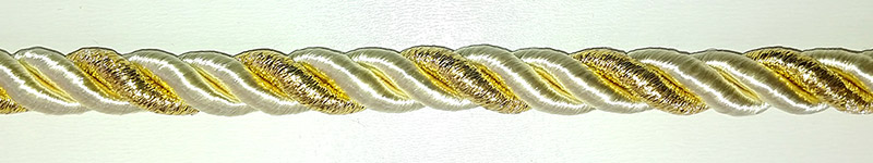 Шнурок - Слоновая кость с золотом