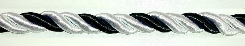 Шнурок - Чёрный с белым